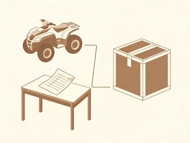 Illustrated ATV procurement communication flow
